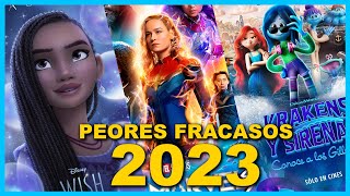 Películas que FRACASARON TERRIBLEMENTE en 2023 [upl. by Irahcaz]