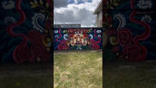 Alter ego 🎭 by Sareetasharma980  Eindhoven The Netherlands streetart graffiti mural shorts [upl. by Silverstein]