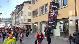 Guggemusig XLarge Wiesendangen  RhythmusMarsch Fasnacht Winterthur 2022 [upl. by Africa]