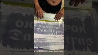 Ojo kapok screenprintinglife screenprinting art screensablon [upl. by Ylrehc]