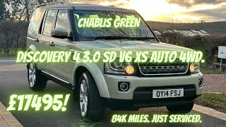 CHABLIS METALLIC GREEN Discovery 4 30 SD V6 SE Auto 4WD 2 Owners STUNNING [upl. by Ardene]