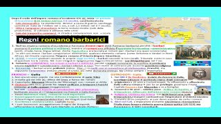 La fine dell’Impero Romano e i Regni romano barbarici [upl. by Nnylyoj]