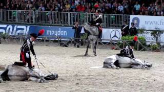 carabinieri a cavallo carosello piazza di siena 2010 [upl. by Ransell]