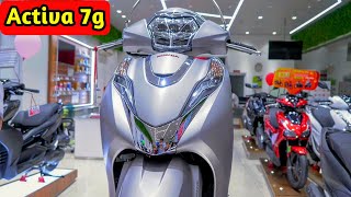 Activa 7g ExShowroom Price Launch Date In India Mileage Top Speed Colour Variants amp More 🛵🤩 [upl. by Hijoung]