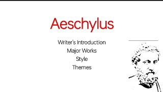 Aeschylus Writers Introduction Works Style and Themes explained in UrduHindi [upl. by Anniahs935]