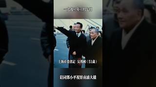 时任上海市委书记 吴邦国陪同邓小平视察南浦大桥吴邦国 邓小平 [upl. by Nilloc]