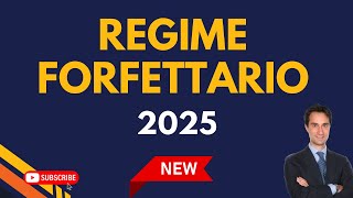 🛑 LE REGOLE DEL REGIME FORFETTARIO 2025 [upl. by Aihsilef]