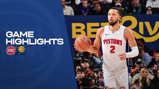 Full Game Highlights l Detroit Pistons vs Indiana Pacers [upl. by Candless]