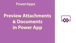 PowerApps  Preview Attachments amp Documents without opening [upl. by Tammy]