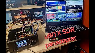 uBITX v6 panadapter SDR  interface audio  CAT [upl. by Aerdnek]