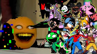 FNF Sliced But Pibby ALL PHASES Sing it  Corrupted Annoying Orange x Pibby  Friday Night Funkin [upl. by Reider]