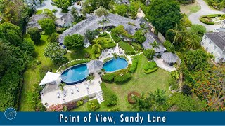 Point of View Sandy Lane Estate Barbados  Luxury Holiday Villa Rental [upl. by Merline567]