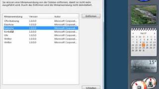 Sidebar und Minianwendungen  Windows Vista Episode 20 [upl. by Kimmy]