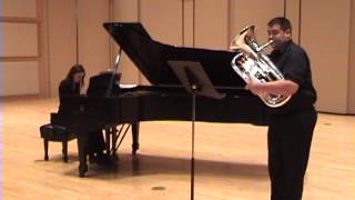 Rhapsody for Euphonium by James Curnow [upl. by Swee]