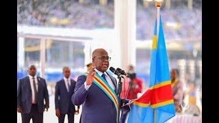 INVESTITURE I SEM FELIX ANTOINE TSHISEKEDI TSHILOMBO PRESIDENT DE LA REPUBLIQUE CHEF DE LETAT [upl. by Yelraf945]