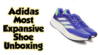 Adidas Adizero boston 10 Shoe Review amp Unboxing  Addidas Most Expansive Shoe shorts [upl. by Llerehs]