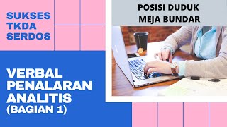 PLTI TPDA SERTIFIKASI DOSEN  Soal dan Pembahasan Tes Penalaran Analitis 1Posisi Duduk Meja Bundar [upl. by Inail]