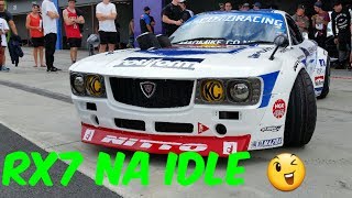 Mad Mike RX7 Idle sound😍 listen to madbul with headphones 👇 [upl. by Nnayelsel955]