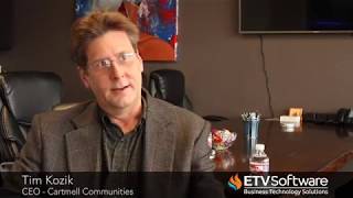 ETV  Tim Kozik  Cartmell Communities Testimonial [upl. by Hallette]