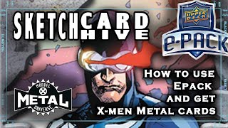 How to use Upper Deck Epack  Xmen Metal Universe [upl. by Cormier]