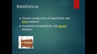 Chapter 15 Current Electricity Part 5  Resistance Formula R  VI [upl. by Etheline]