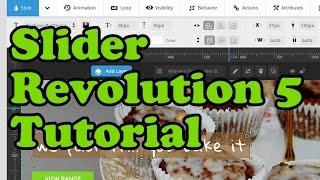 Slider Revolution 5 for WordPress  How To create and edit slides [upl. by Imis]