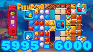 Fishdom Level 5995  6000 HD Walkthrough  3 match  gameplay  android  5996  5997  5998  5999 [upl. by Yortal]