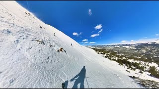 Crazy steep double black diamond at Breckenridge [upl. by Idak]