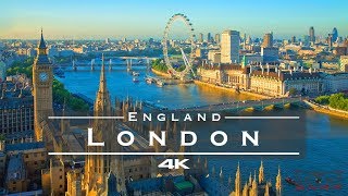 London England 🇬🇧  by drone 4K [upl. by Kirwin270]