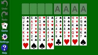 FreeCell Solitaire Classic Card Game  Gameplay PC  Steam [upl. by Junna903]