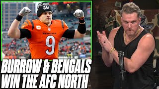 Congrats To Joe Burrow amp Bengals For Winning AFC North  Pat McAfee Reacts [upl. by Eelsew311]