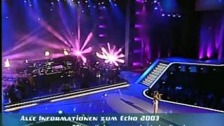 Jeanette Biedermann  It´s over now LIVE  Echo 2003 [upl. by Rocher169]