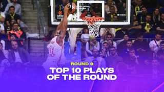 Top 10 Plays  HighFlying Dunks amp Spectacular Moments of R9  202425 Turkish Airlines EuroLeague [upl. by Eneleoj582]