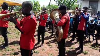 band matching 75  singing cultural anthem BUGANDA ANTHEM [upl. by Jerrine]