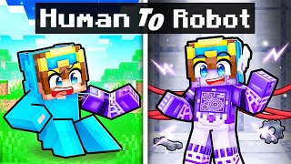 Having a ROBOT LIFE in Minecraft [upl. by Ettedo964]