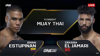 Undefeated Estupinan vs El Jamari full match replay onechampionship [upl. by Oag]