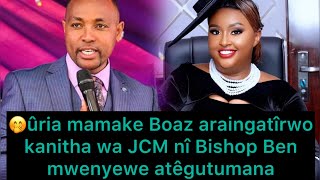 Aibu nayo🤭💔 mamake Boaz kûingatwo kanitha wa JCM ni Bishop Ben live live [upl. by Eleets328]