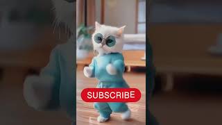 Funny cat dancecatshortsviralshortsvideoviral [upl. by Yenattirb]