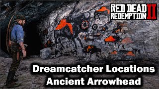 All the Dreamcatcher Location amp Ancient Arrowhead available from chapter 2  Red Dead Redemption 2 [upl. by Wynne]