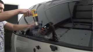 How To Tint An SUV Rear Hatch Window  PART 1 [upl. by Aserahs748]