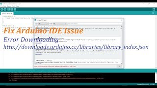 How To Fix Arduino IDE Additional Library Installation Error [upl. by Yngad]