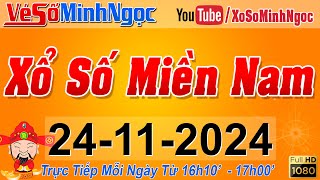 XSMN Minh Ngọc  Trực tiếp Xổ Số Miền Nam  KQXS Miền Nam ngày 24112024 KQXS Hôm Nay XSTT XSKT [upl. by Tnayrb]