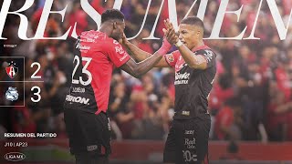 Resumen del Atlas FC 23 Puebla  Jornada 10  Apertura 2023 [upl. by Lewse]