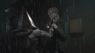 Silent Hill 2 Remake  ALL Pyramid Head Scenes  The Most Terrifying Villain [upl. by Ecienaj]