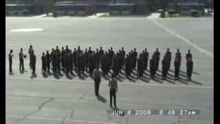 Marine Boot Camp Marching Cadence [upl. by Harwilll]