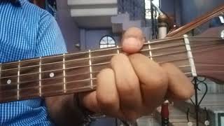 KITABEN BAHUT SI PADHI HONGI TUMNE  GUITAR CHORDS LESSON BAAZIGAR FILM [upl. by Htaeh]