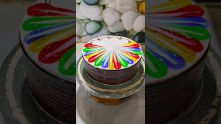 Choclate Cake Design  Cake Recipe shorts youtubeshorts video [upl. by Felita62]