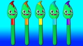 Learn the colors with your magic friend Groovy The Martian  Educational videos for kids [upl. by Aivila]