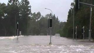 Petrie QLD flooding [upl. by Ainesey]