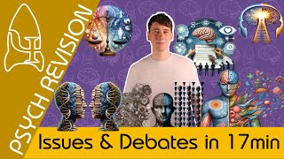 Issues amp Debates  AQA Psychology in 17 MINS [upl. by Enitram946]